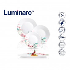 EKK Luminarc 46 Pcs Dinner Set - Rose Pompon